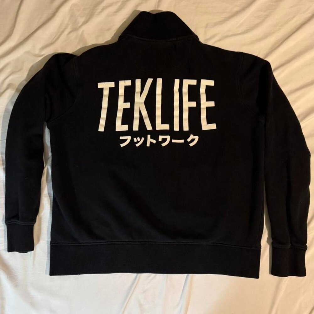 Black Teklife button up Jacket Medium Rare official Footwork